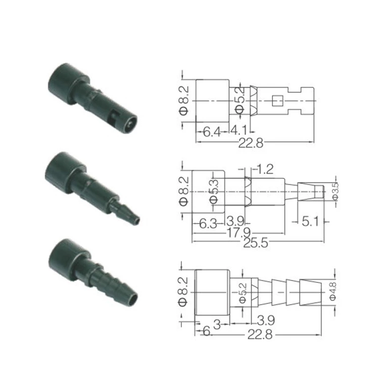 8 HM Insert modular series  without shut off  with shut off
