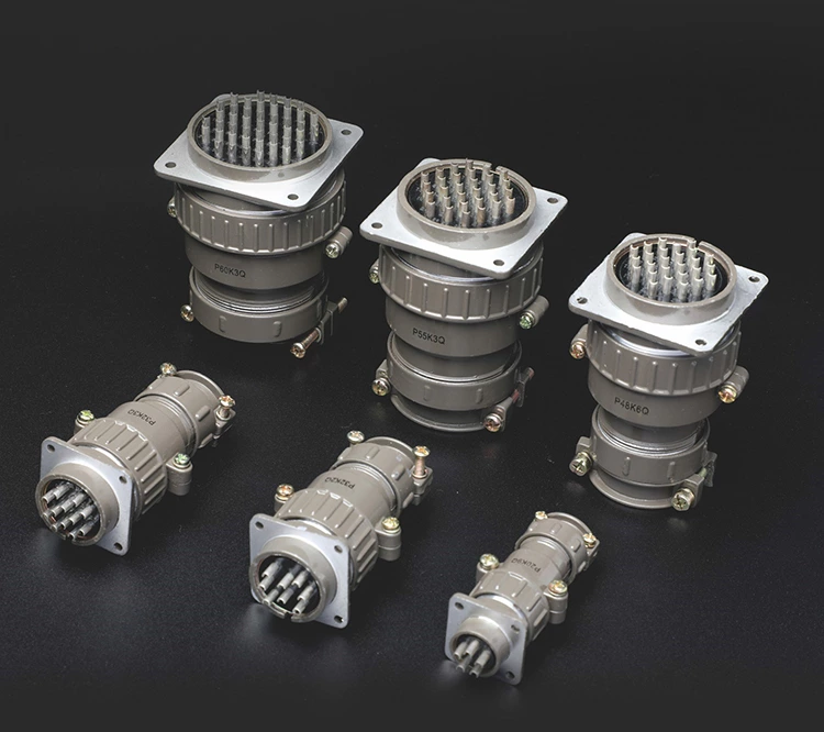 2 P-type round connector