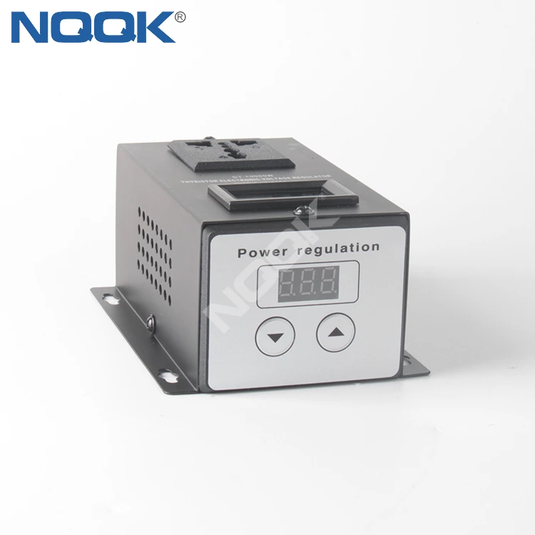 10000W SCR LED digital display 220VAC 120VAC 130VAC 110VAC Voltage Regulator with Push Button