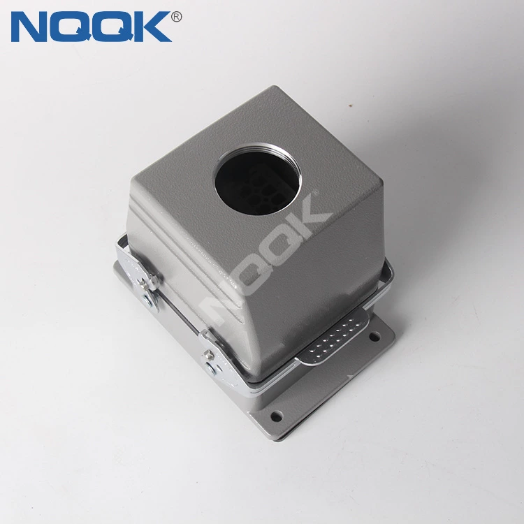 HDC-HE-032-02S 32pin combination HE-016-M HE-016-F H32B-TG H32B-AG Top entry heavy socket connector with 2 levers