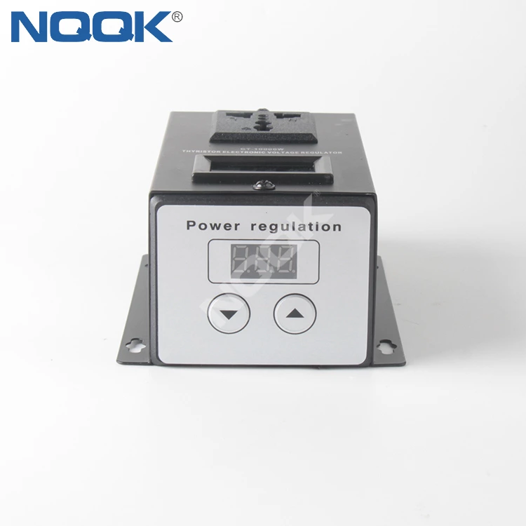 10000W SCR LED digital display 220VAC 120VAC 130VAC 110VAC Voltage Regulator with Push Button