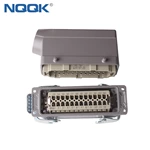 24 pin Position surface mounted heavy duty plug connector for mechanical