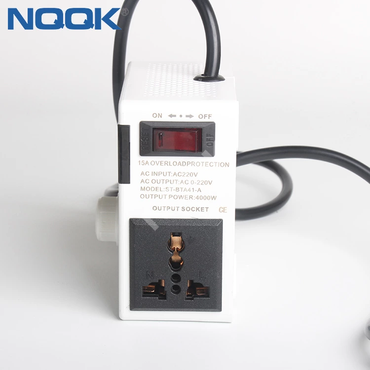 4000W electronic voltage regulator motor fan speed control electric furnace heating tube thermostat AC 220v speed control switch