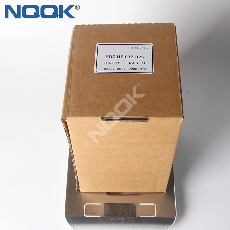 HDC-HE-032-02S 32pin combination HE-016-M HE-016-F H32B-TG H32B-AG Top entry heavy socket connector with 2 levers