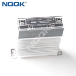 The newest ultra thin DC to AC 25 A single phase slim solid state relay with heat sink