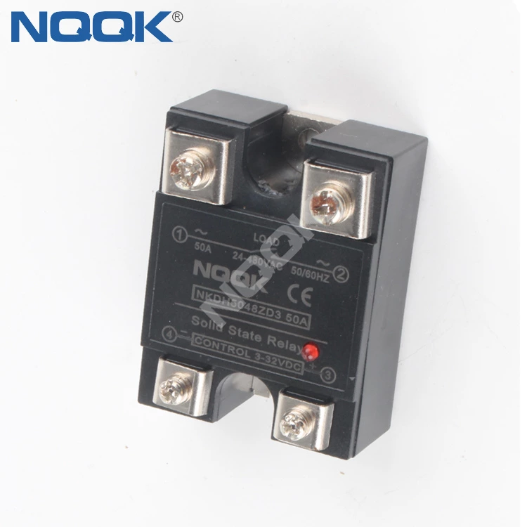 NKDH5048ZD3 50A 32VDC 480VAC DC Single Phase SSR solid state relay
