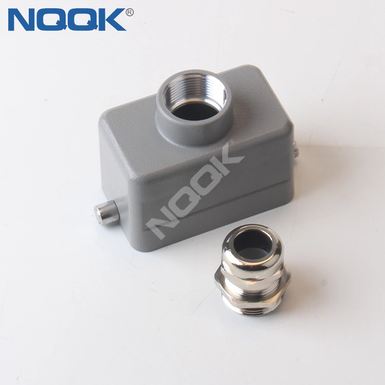 10 pin  H10B-TG-2B-M25 Top Entry Single Lever Heavy Duty Connector Hood Housing