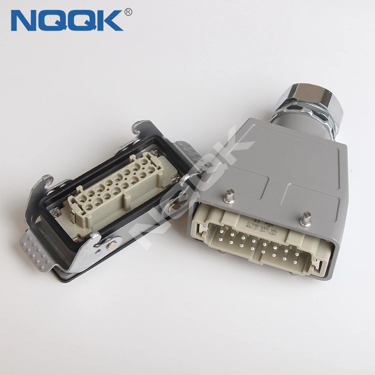 Thyristor Module (HDC-HE-016M) 16 pin heavy duty industrial connector with 1 levers