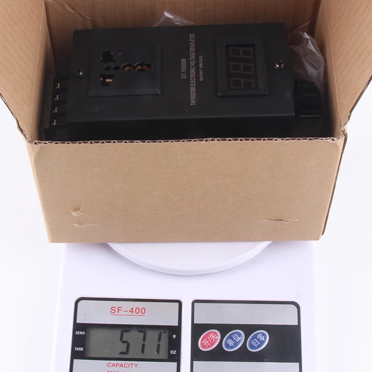 10000W SCR Module Dimming Speed Temperature Electronic Voltage Regulator with Spin Button