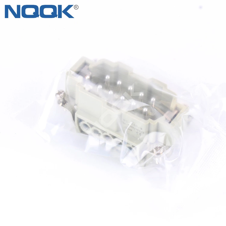 HE-010-M 10 pin16A 400V 500V Serew terminal heavy duty connector Insert