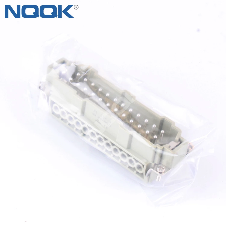 24 Pins HE Screw Heavy duty Connector HE-024-F