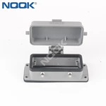 H16B-AD-BO base four ear with cover Opening installation Heavy duty connector housing