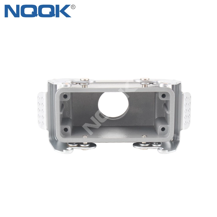 H16B-TGB Top outgoing line shell with double buckle Four ears Heavy duty connector housing