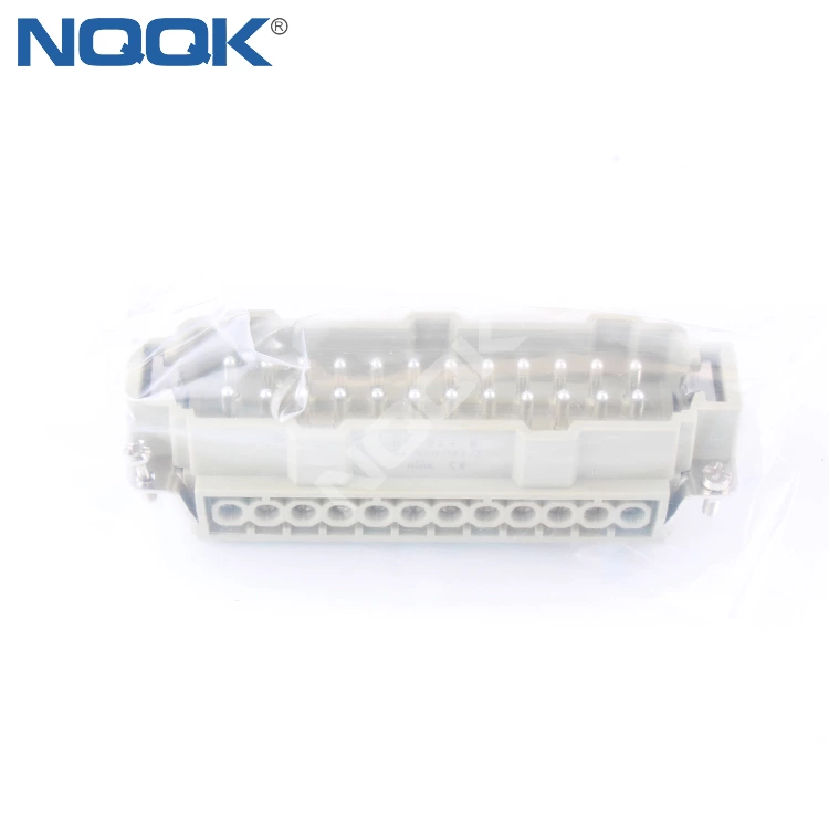 24 Pins HE Screw Heavy duty Connector HE-024-F