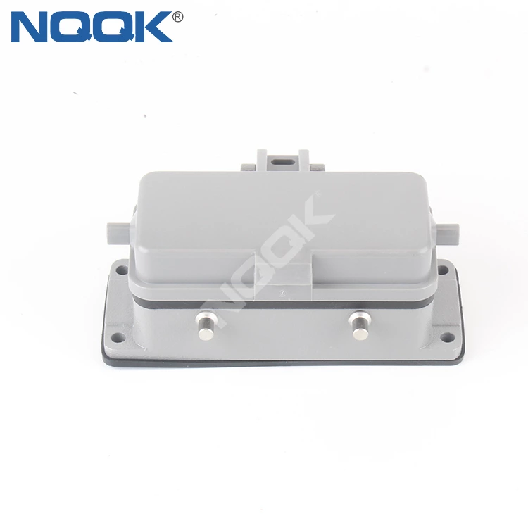 H16B-AD-BO base four ear with cover Opening installation Heavy duty connector housing