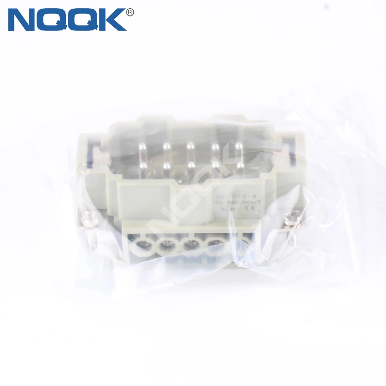 HE-010-M 10 pin16A 400V 500V Serew terminal heavy duty connector Insert