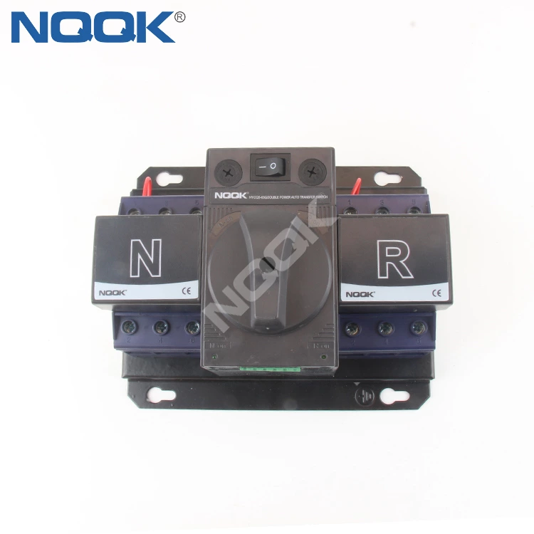 HYCQ5-63G Series Type 63A Automatic Transfer Switches Dual power automatic switching