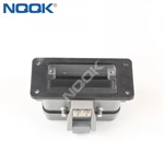H10B-AD-BO  base four ear with cover Opening installation Heavy duty connector housing