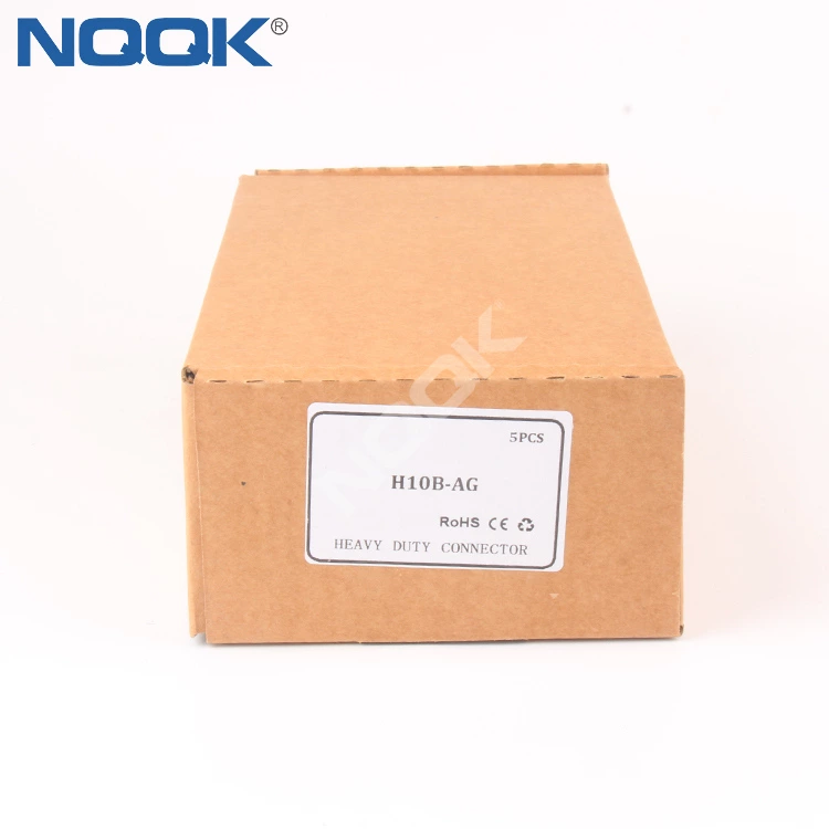 H10B-AG perforated mounting base (double buckle) Heavy duty connector housing