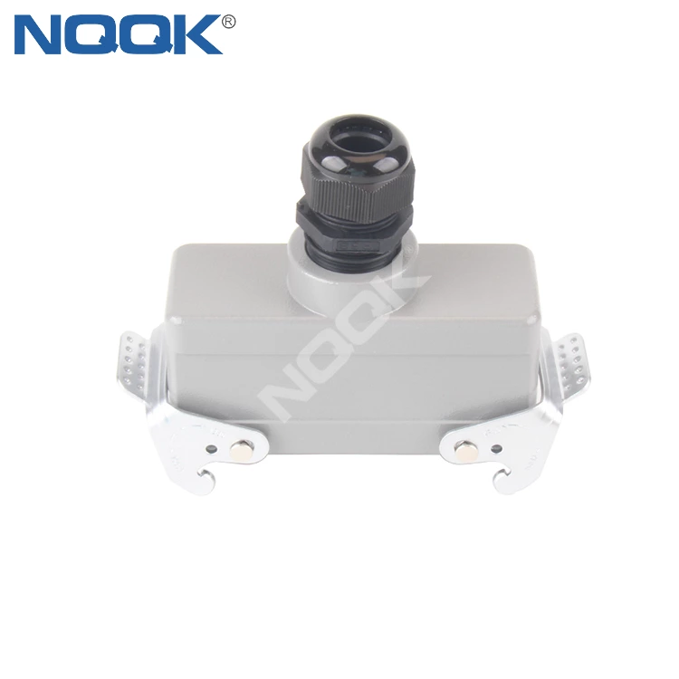 H24B-TGB Heavy Duty Connector Housing M32 PG29 PG21 with Double Buckle Top entry
