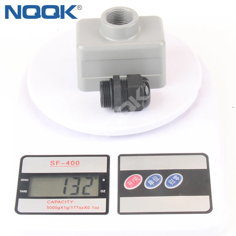 H10B-TG Top outgoing line Single buckle shell Heavy duty connector housing