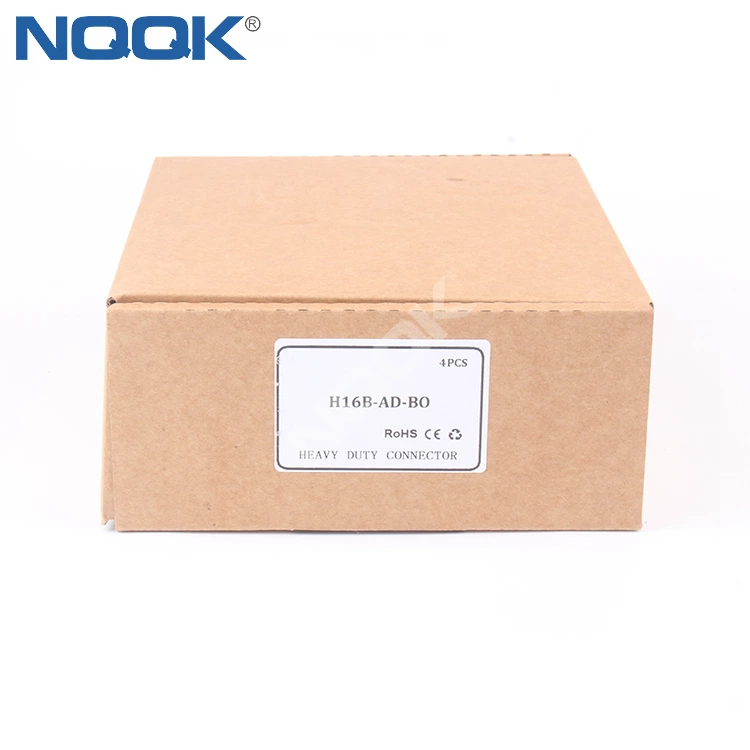 H16B-AD-BO base four ear with cover Opening installation Heavy duty connector housing