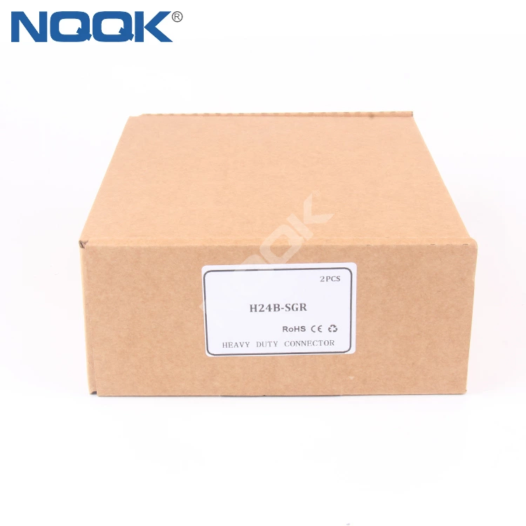 H24B-SGR M32 PG21 M25 surface mount base (double buckle) Heavy duty industrial connector