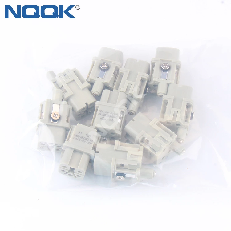 4 Pins HA Screw Modular Heavy duty Connector HA-004-F
