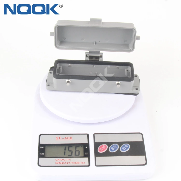 H24B-AD-BO with cover base Heavy duty connector housing