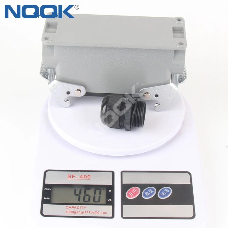 H24B-SGR M32 PG21 M25 surface mount base (double buckle) Heavy duty industrial connector