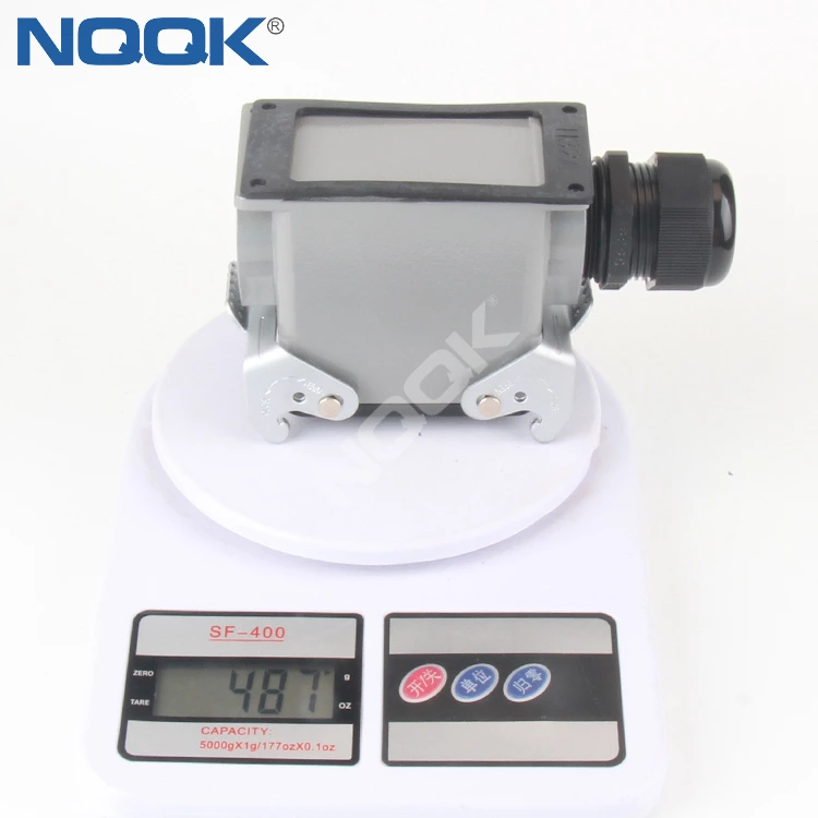 H32A-SGR High Construction Double Buckle Side Entry Heavy Duty Connector Base