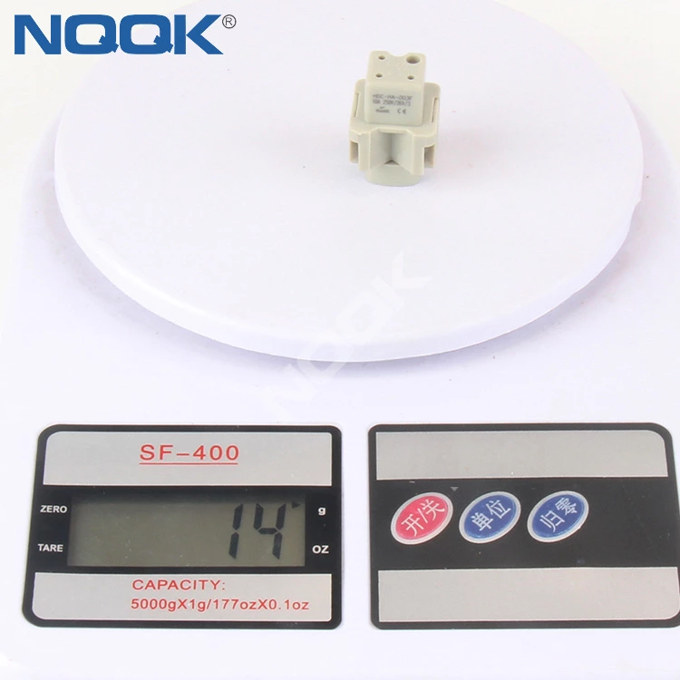 HA-003-F 3-pin 4-core aviation plug  Modular Heavy load connector