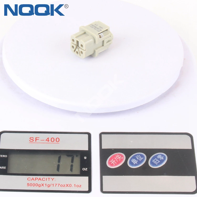 4 Pins HA Screw Modular Heavy duty Connector HA-004-F