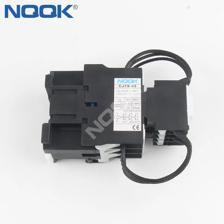 CJ19 Capacitor loaded electromagnetic AC contactor CJ19-43 Capacitive contactor