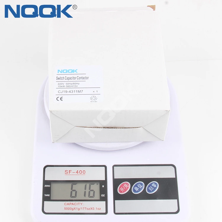 CJ19 Capacitor loaded electromagnetic AC contactor CJ19-43 Capacitive contactor