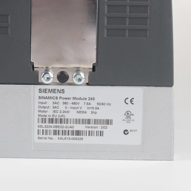 Siemens 6SL3224-0BE22-2UA0