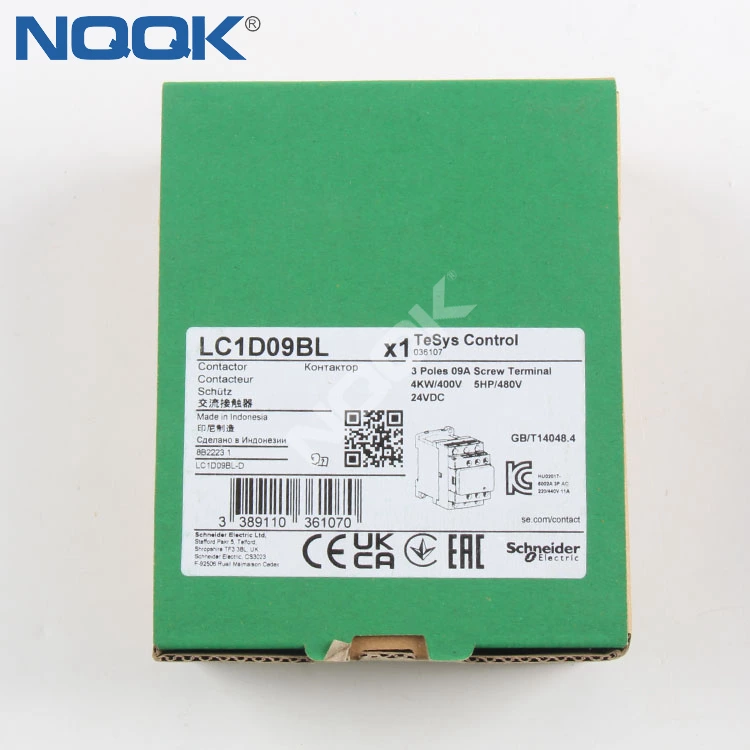 Schneider AC Contact LC1D09BL FMQ7C Elevator three-phase AC 110V220V