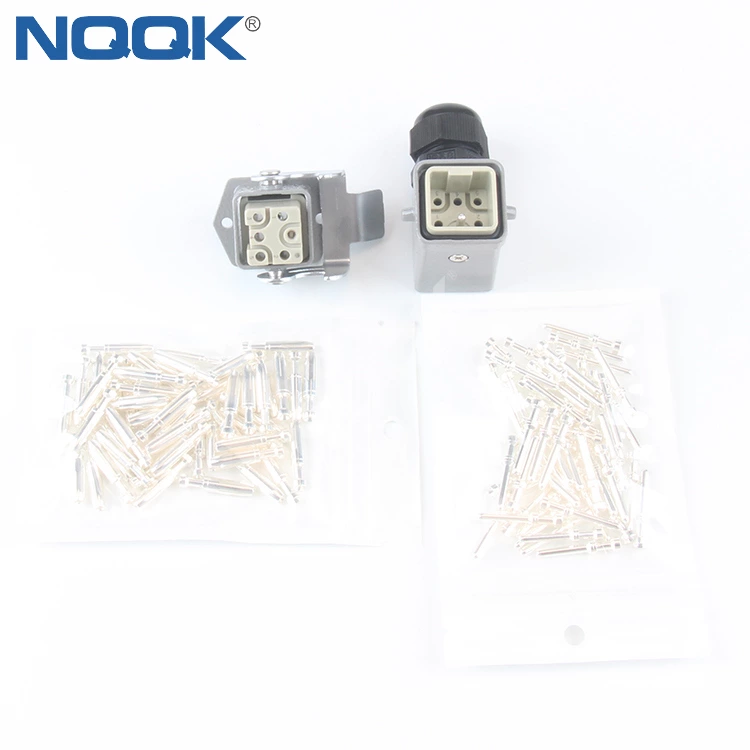 HDC HQ 005 01D 16A 400V 5 pin Core Crimp terminal Heavy Duty Connector