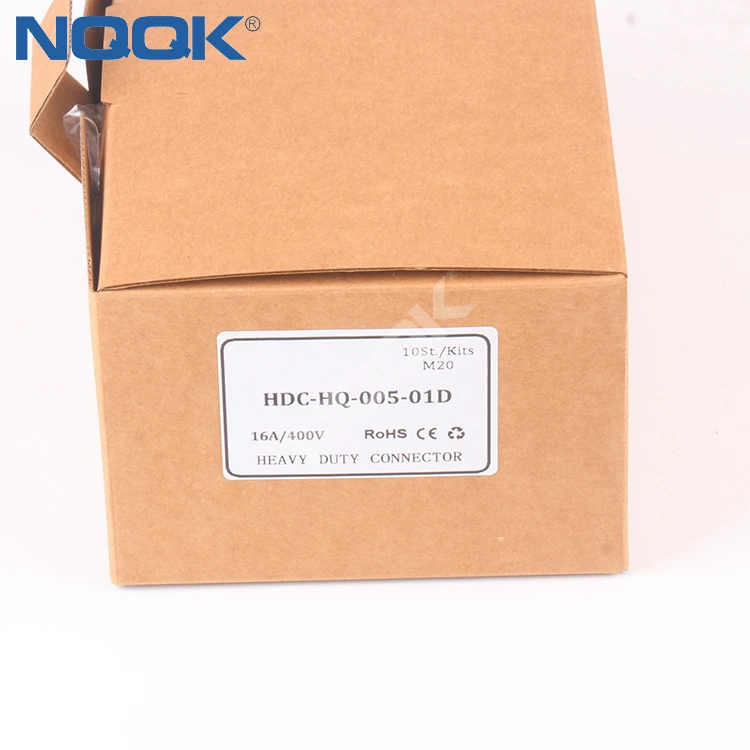 HDC HQ 005 01D 16A 400V 5 pin Core Crimp terminal Heavy Duty Connector