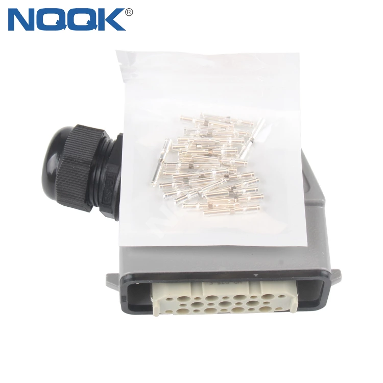 Heavy duty connector H16A-TSH-2B-PG21 Housing HD-025-FC module