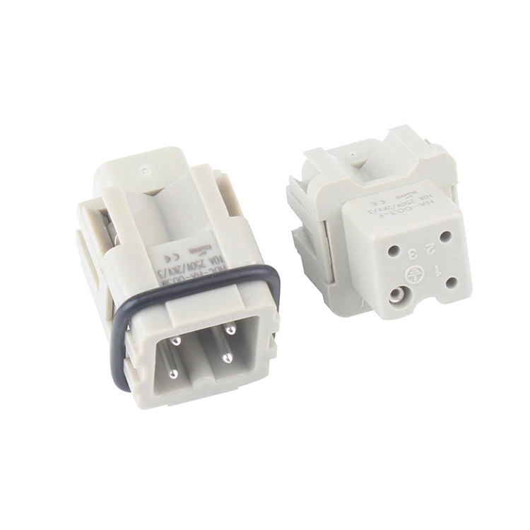 HA-003/004 3/4Pin Screw termina Small Insert  Heavy duty connector