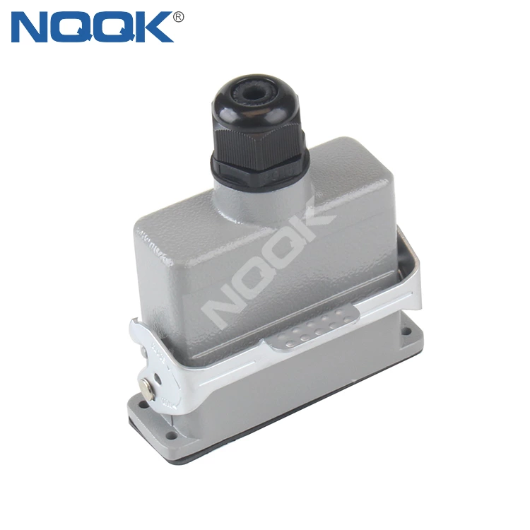 HDC-HA-016-02D H16A-TG H16A-AG-LB HA-016-M HA-016-F 16pin Top Entry Heavy Duty Connector