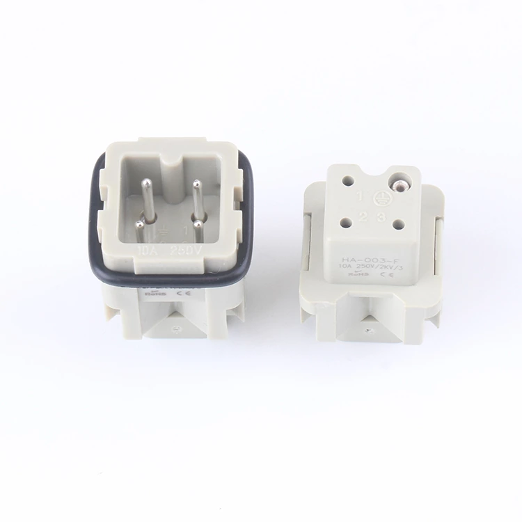 HA-003/004 3/4Pin Screw termina Small Insert  Heavy duty connector