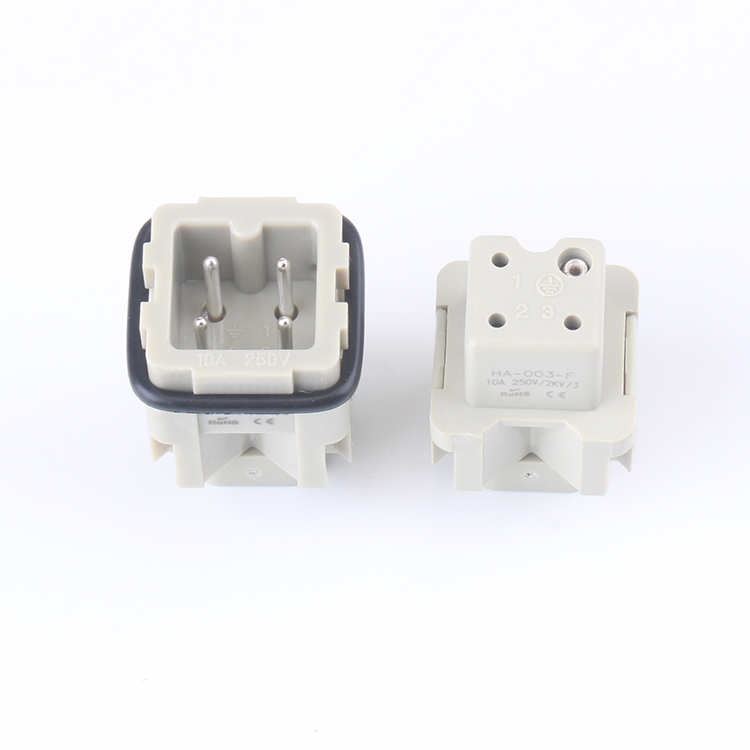 HA-003/004 3/4Pin Screw termina Small Insert  Heavy duty connector