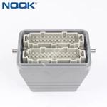 HE-048-M H48B-TS-2B 48Pin Screw Spring Crimp Terminal Inserts Surface Mounted Heavy Duty Sockets Connector
