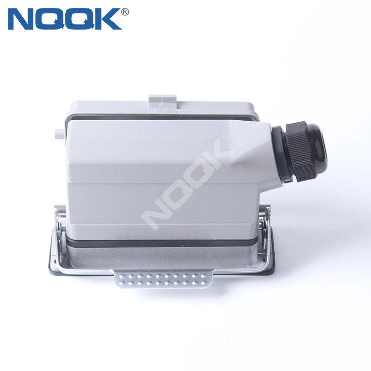 HDC-HE-024-01DB 24 pin 500V 16A Screw Terminal Rectangle heavy duty industrial connector