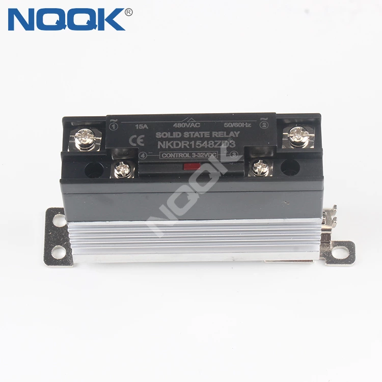 15A 32V DC to 480VAC single phase mini Ultra thin Heat Sink Solid State Relay