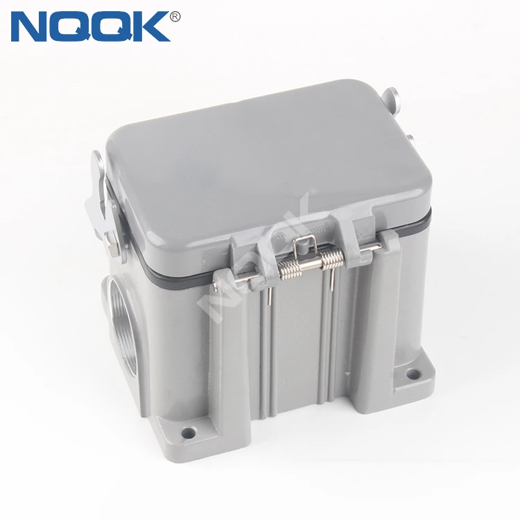 HE-048-M H48B-TS-2B 48Pin Screw Spring Crimp Terminal Inserts Surface Mounted Heavy Duty Sockets Connector