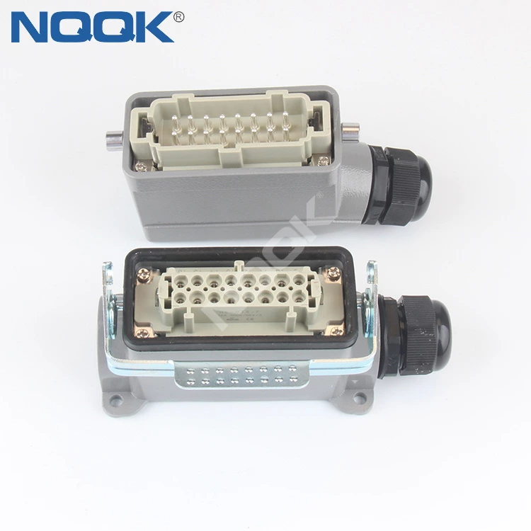 HDC-HE-016-03D HE-016-M F H16B-TS H16B-SGR-LB 16 pin Heavy Duty Connector