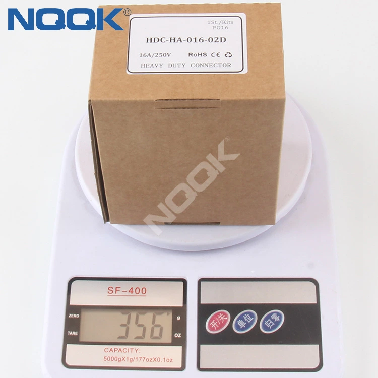 HDC-HA-016-02D H16A-TG H16A-AG-LB HA-016-M HA-016-F 16pin Top Entry Heavy Duty Connector